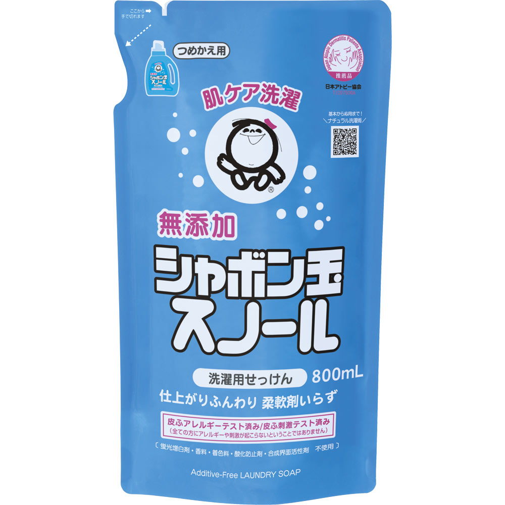 シャボン玉スノールつめかえ用 ８００ｍｌ シャボン玉石けん