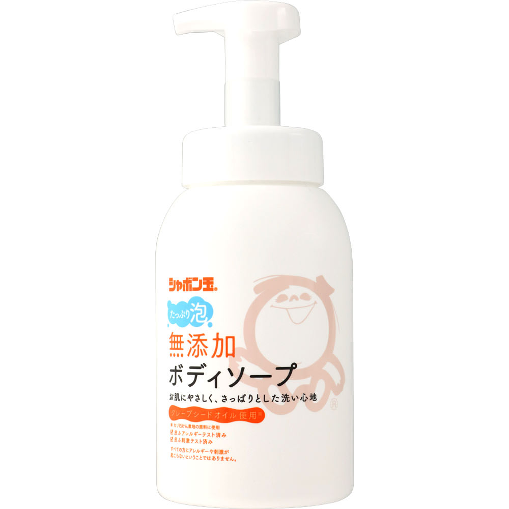 無添加ボディソープ たっぷり泡 ５７０ｍｌ シャボン玉石けん