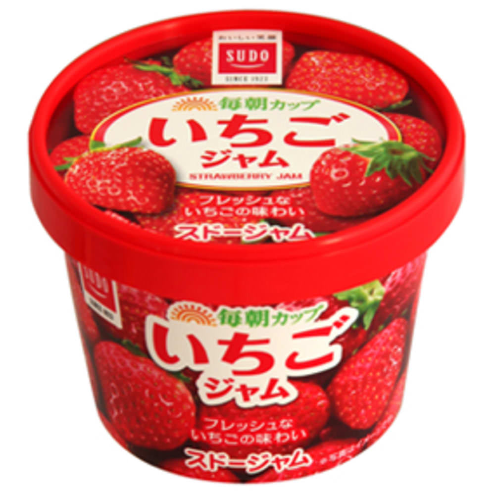 毎朝カップ イチゴジャム １２０ｇ スドージャム