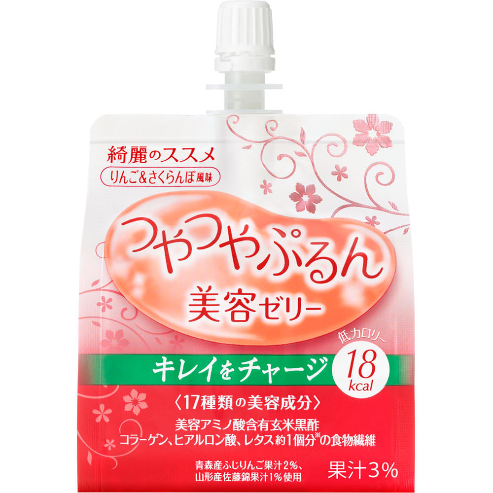 綺麗のススメ つやつやぷるんゼリー（りんご＆さくらんぼ風味） １５０ｇ 資生堂