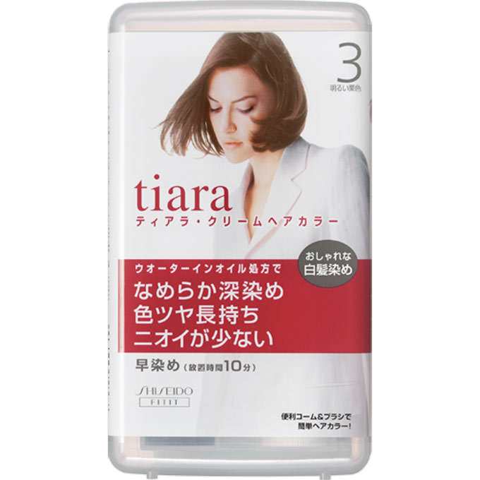 ティアラ クリームヘアカラー 明るい栗色 ４０ｍｌ 資生堂 (医薬部外品)
