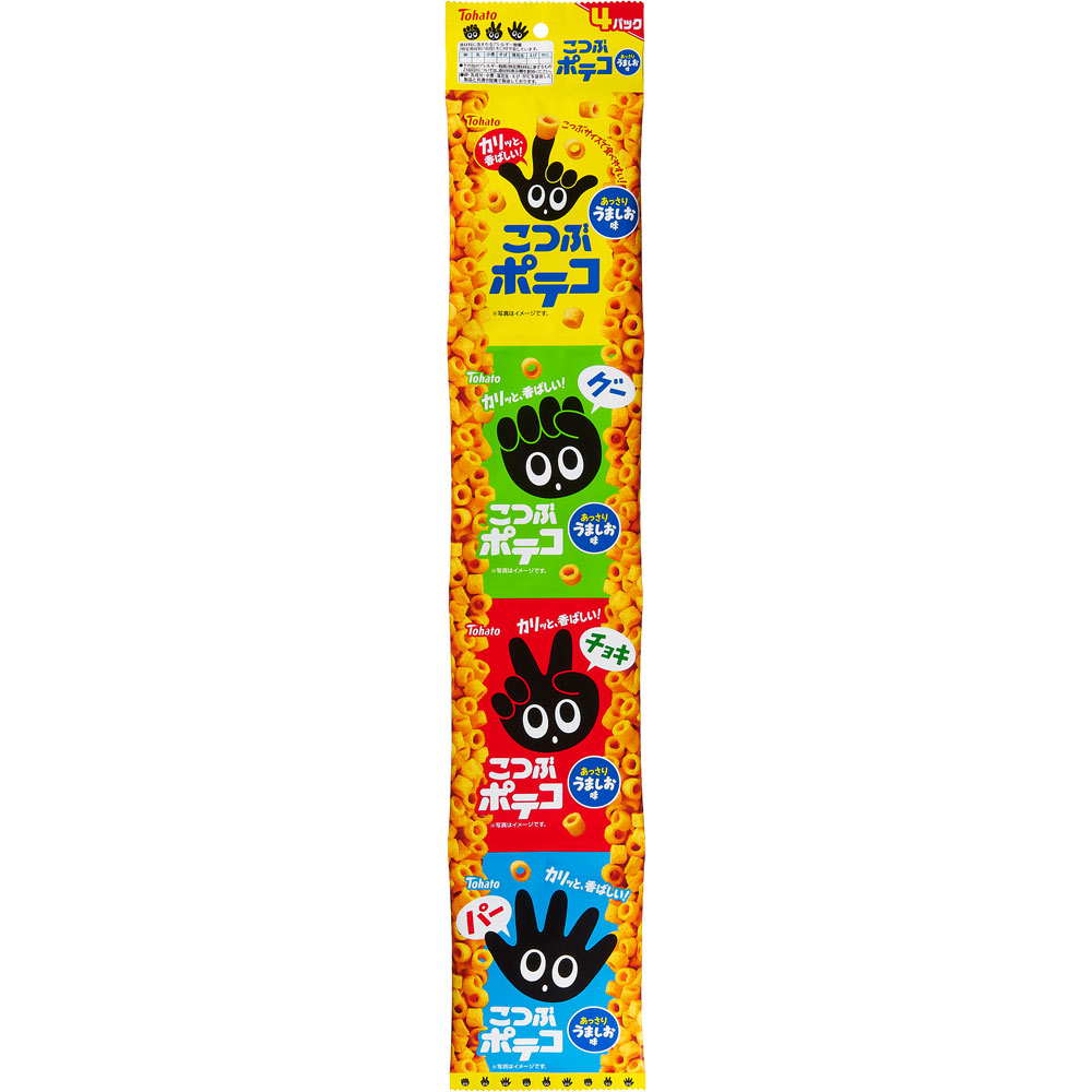 こつぶポテコ４連　うましお味 １４ｇ×４袋 東ハト