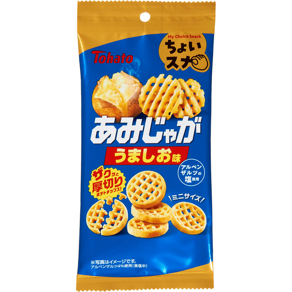 ちょいスナあみじゃが うましお味 ４０ｇ 東ハト