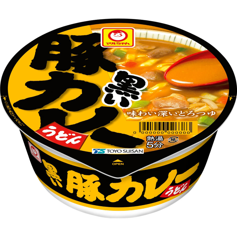 マルちゃん 黒い豚カレーうどん ８７ｇ 東洋水産