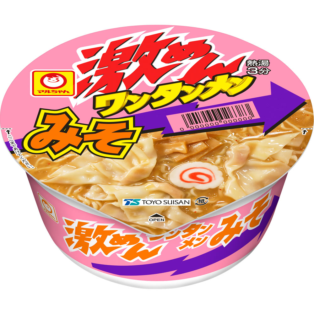 激めんワンタンメン みそ １０３ｇ 東洋水産