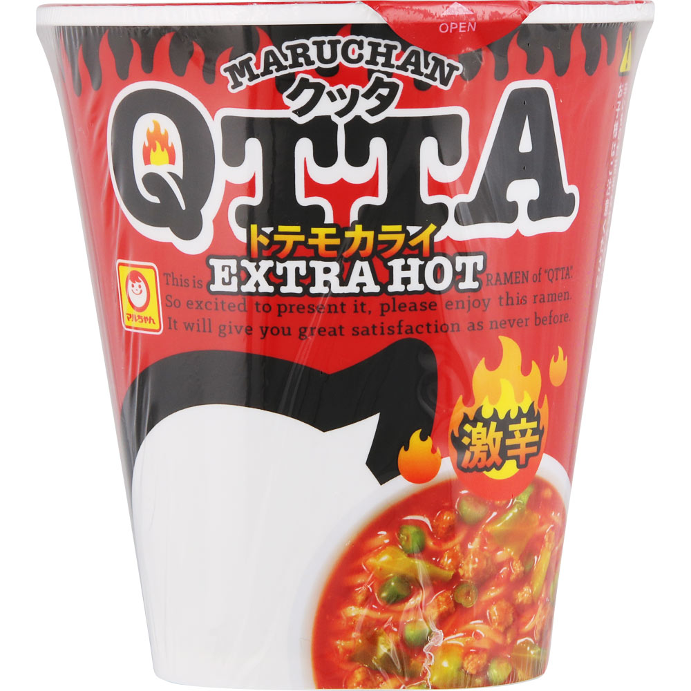 ＱＴＴＡ ＥＸＴＲＡＨＯＴラーメン ケース ８５ｇ×１２ 東洋水産
