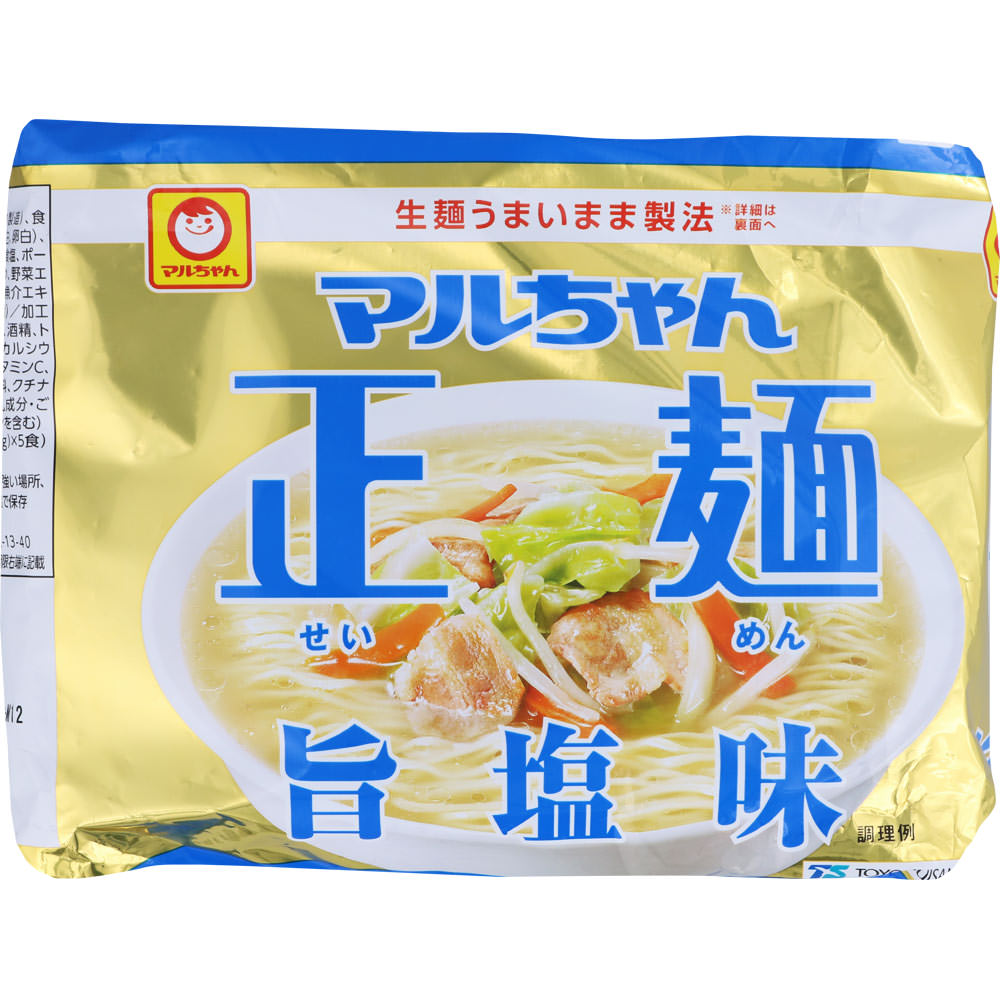マルちゃん正麺 旨塩味 5P | マツキヨココカラオンラインストア