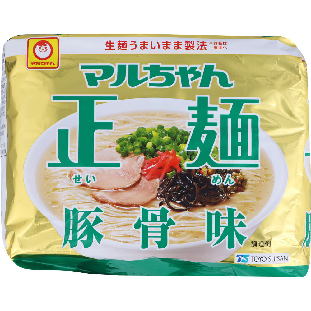 マルちゃん正麺 豚骨味 ５Ｐ ４４０ｇ 東洋水産