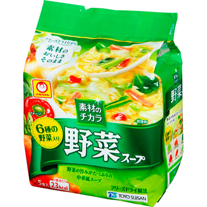 東洋水産 マルちゃん 野菜スープ ６ｇ×５