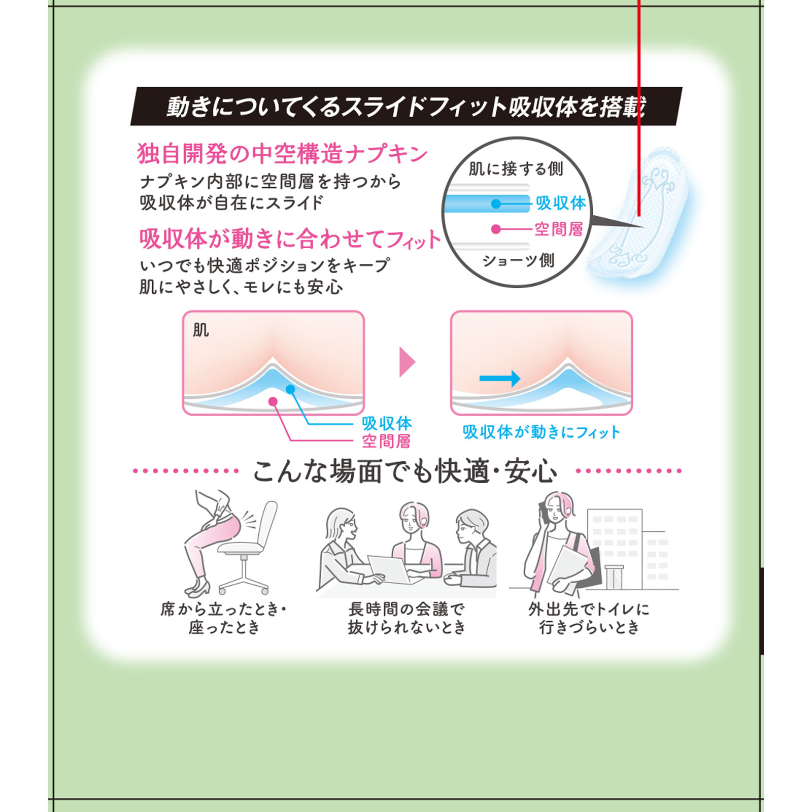 エリス素肌のきもちルナフィット超スリム（多い昼～ふつうの日用）羽なし ２７枚 大王製紙 (医薬部外品)