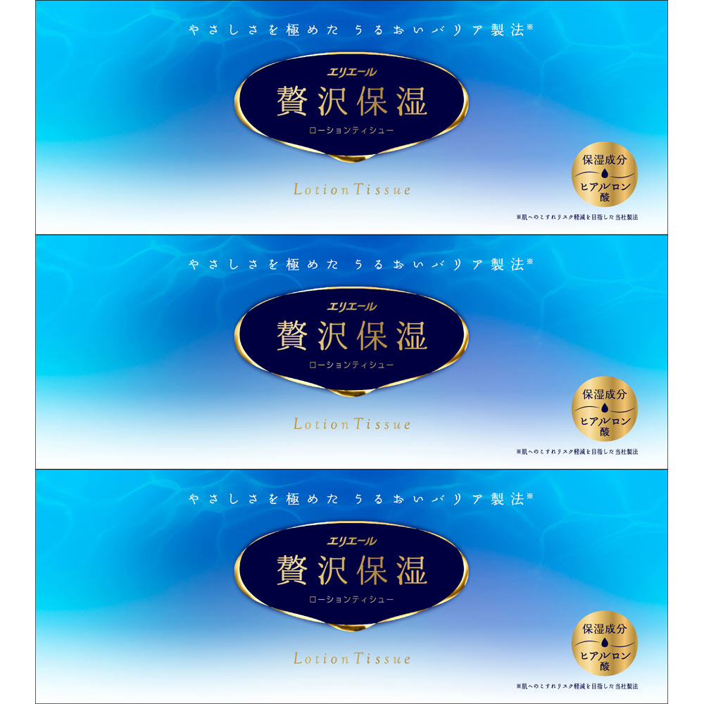エリエール 贅沢保湿ティシュー ２００Ｗ３Ｐ 大王製紙