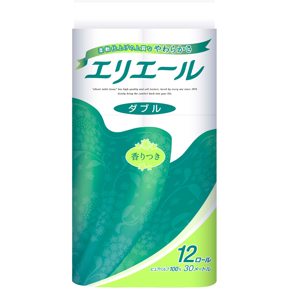 エリエール トイレットティシュー（ダブル） １２Ｒ　ダブル 大王製紙