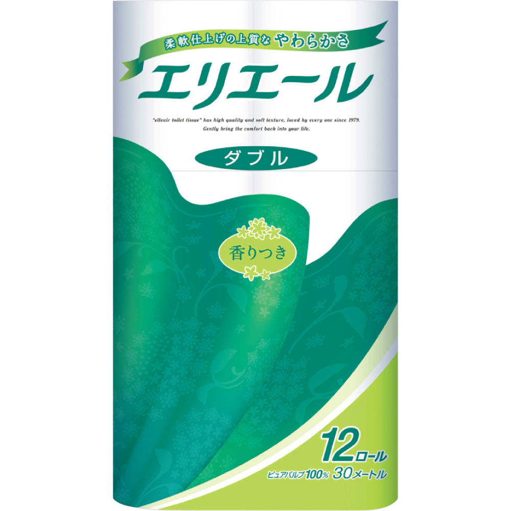 エリエール トイレットティシュー（ダブル） １２Ｒ　ダブル 大王製紙