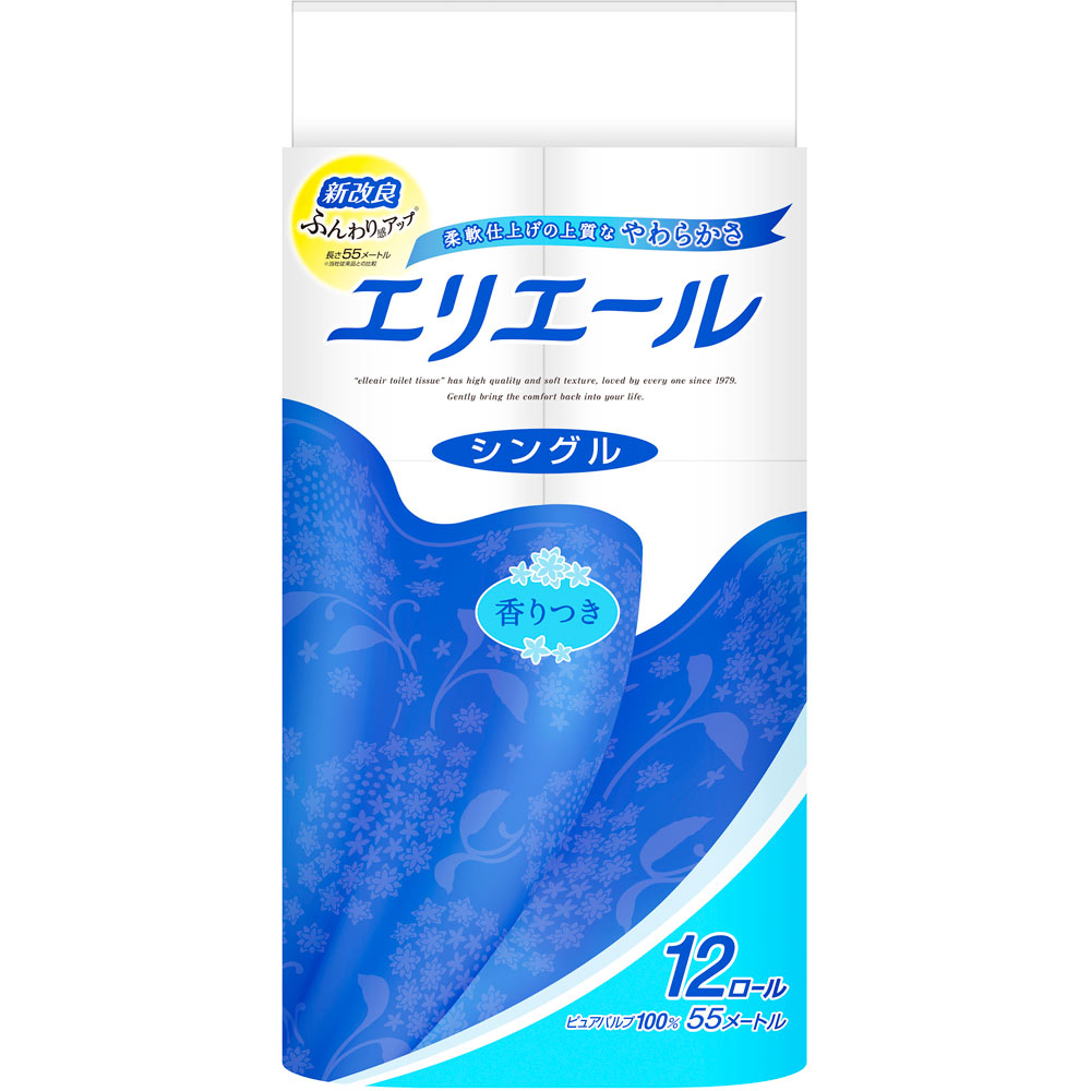 エリエール トイレットティシュー （シングル） １２ＲＳ 大王製紙