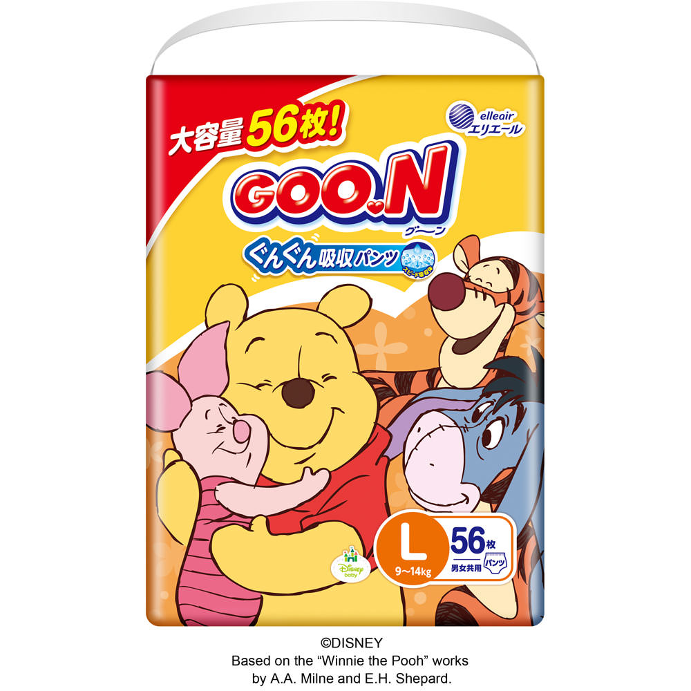 グーン　ぐんぐん吸収パンツＬサイズ５６枚 ５６枚 大王製紙