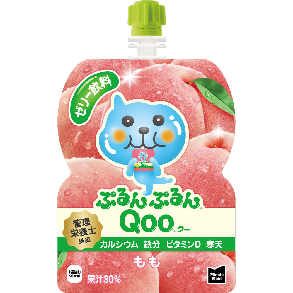 ミニッツメイド ぷるんぷるんQoo(クー) もも 125G×6 日本コカ・コーラ