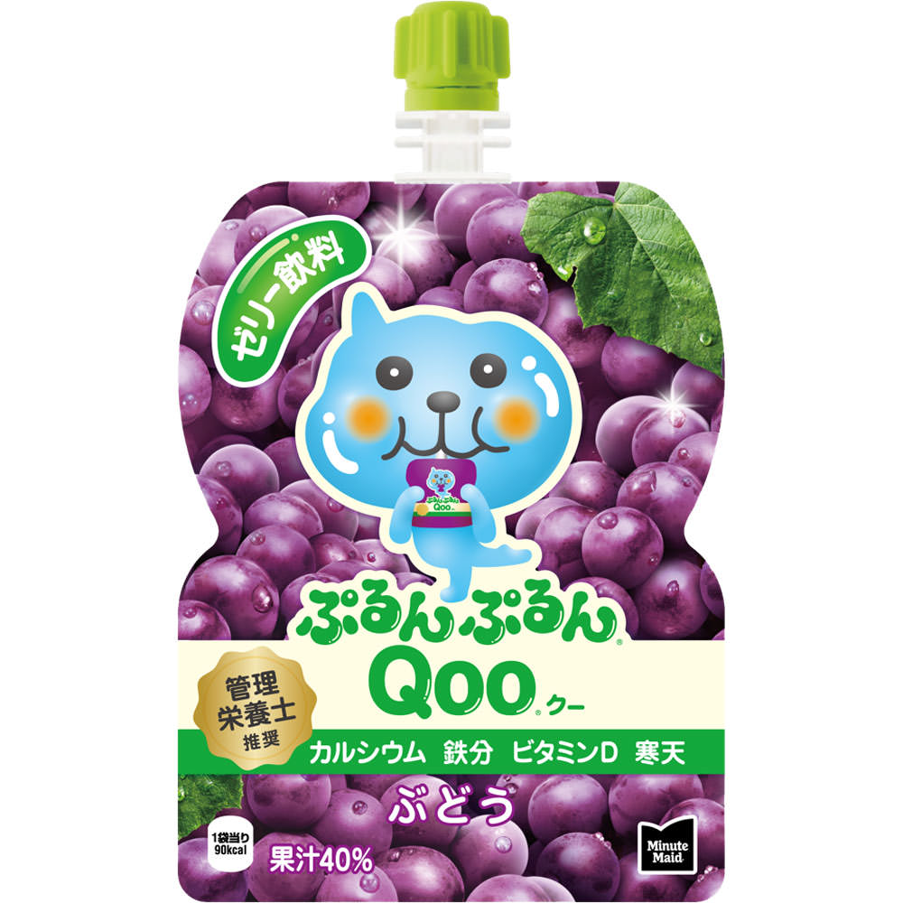 ミニッツメイド ぷるんぷるんQooぶどう 125G×6 日本コカ・コーラ