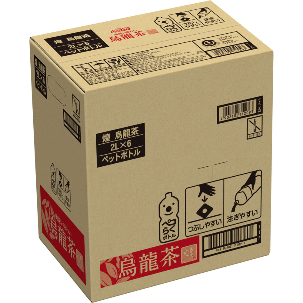 煌 烏龍茶 ケース ２０００ＭＬ×６ 日本コカ・コーラ