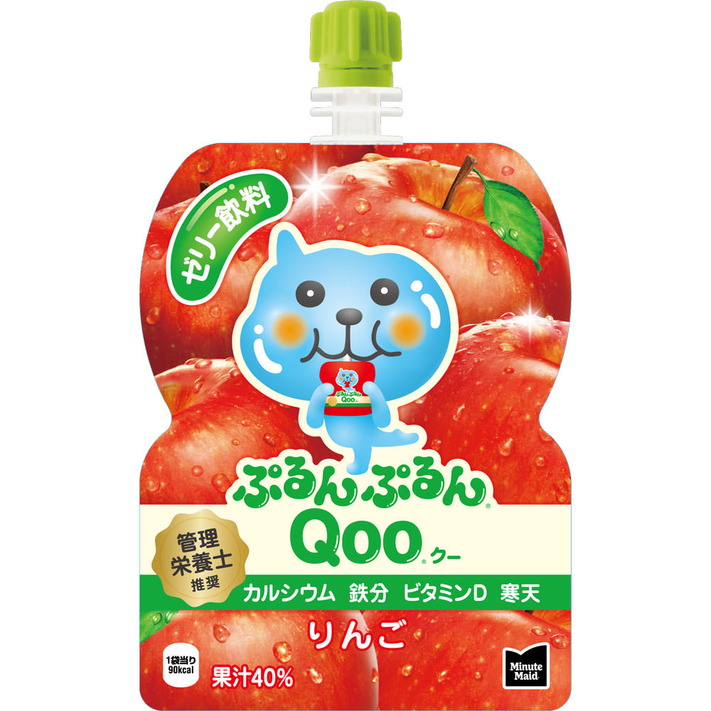 ミニッツメイド ぷるんぷるんＱｏｏ（クー） りんご ケース １２５Ｇ×６ 日本コカ・コーラ