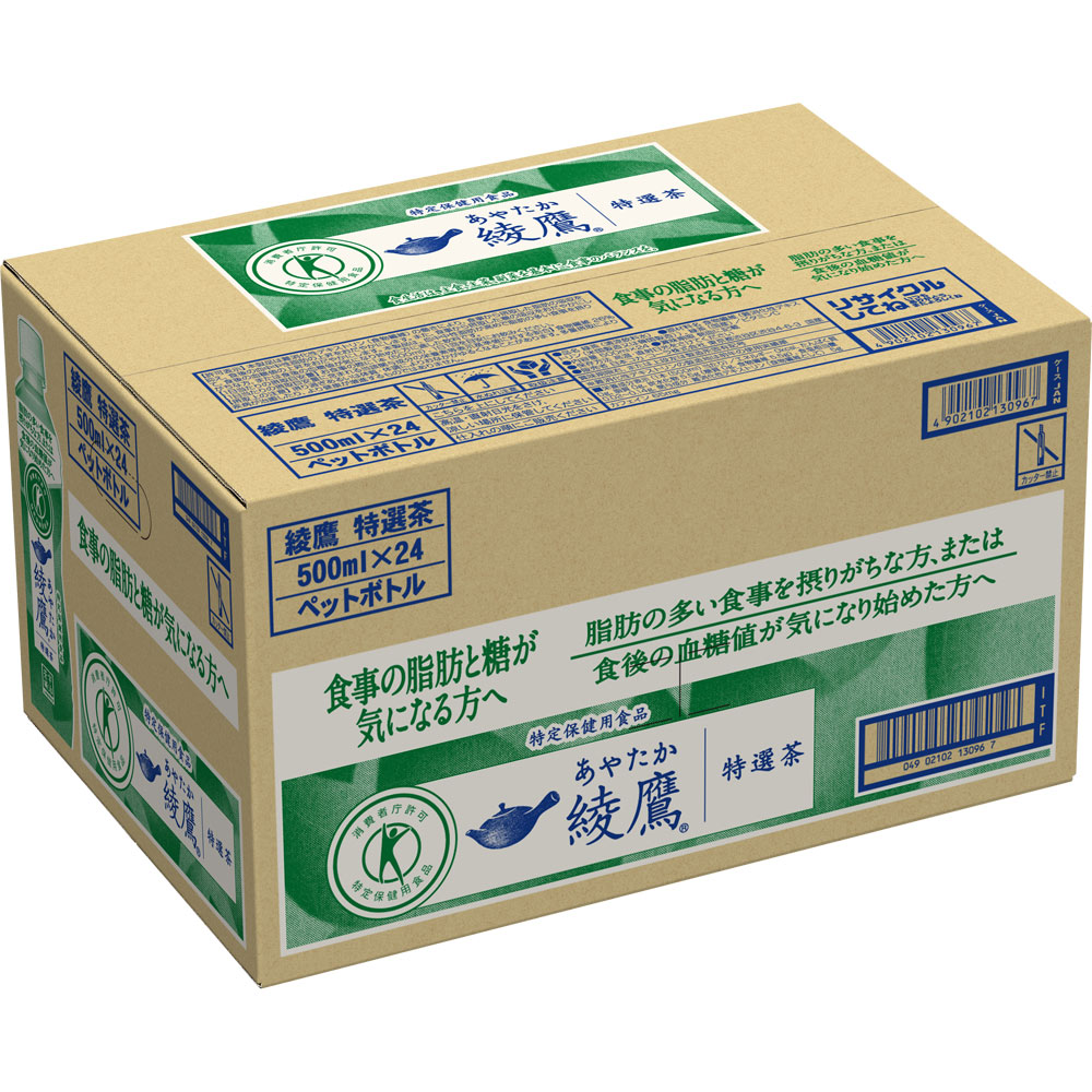 綾鷹 特選茶 ケース ５００ｍｌ×２４ 日本コカ・コーラ