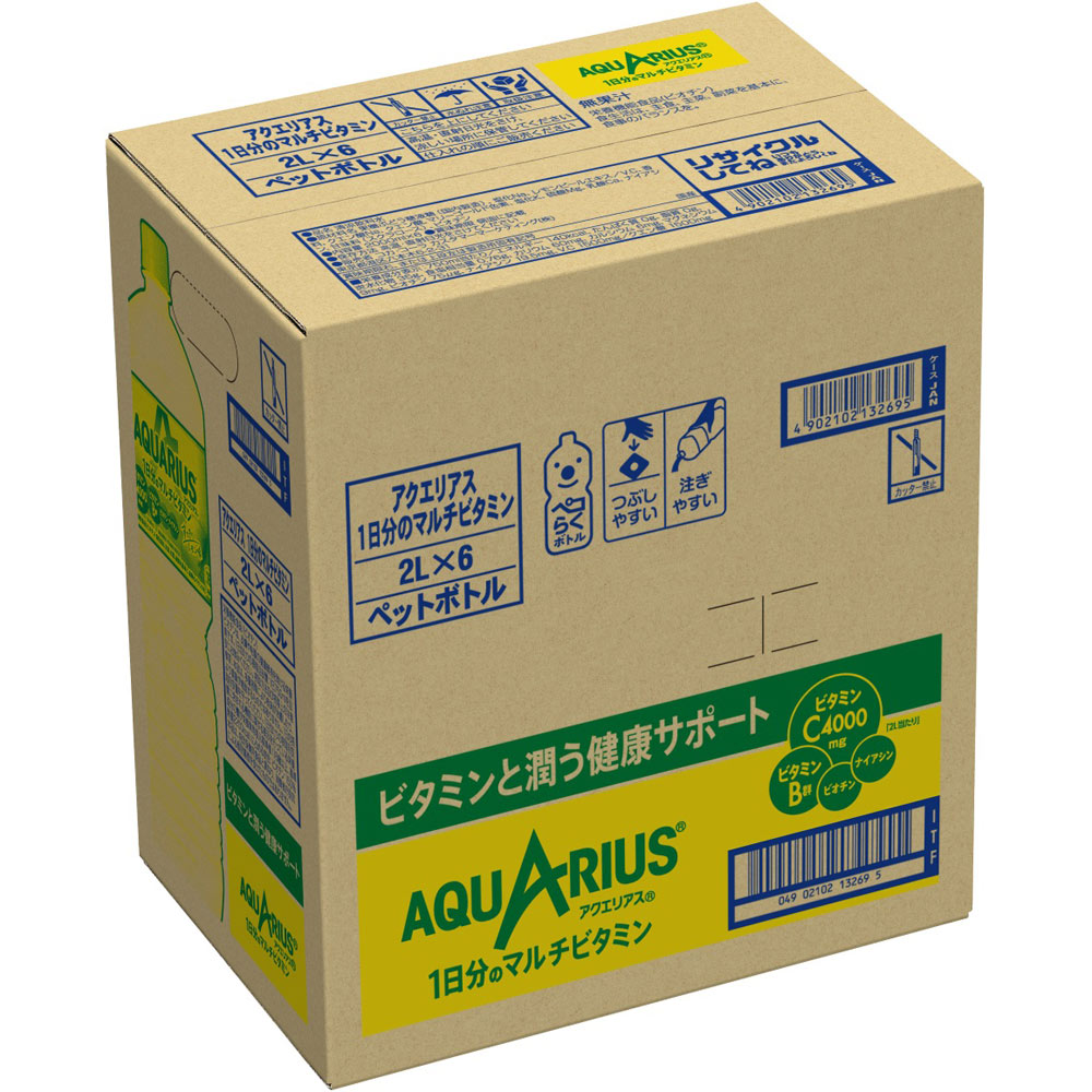 アクエリアス １日分のマルチビタミン ケース ２Ｌ×６ 日本コカ・コーラ
