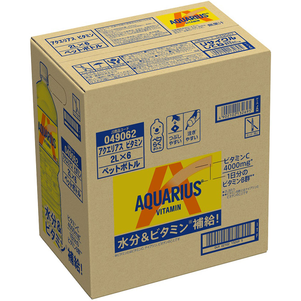 アクエリアス １日分のマルチビタミン ケース ２Ｌ×６ 日本コカ・コーラ