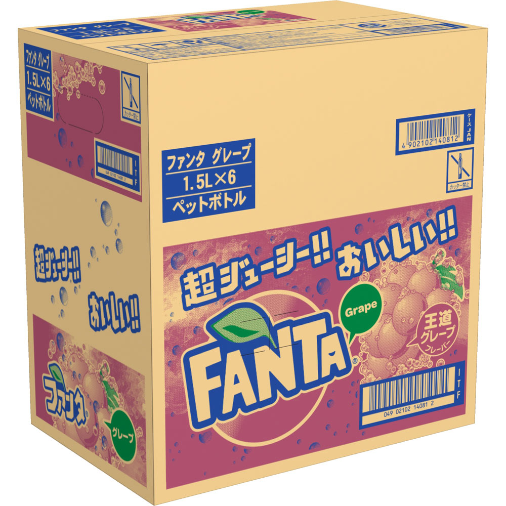 ファンタ グレープ ケース １．５Ｌ×６ 日本コカ・コーラ