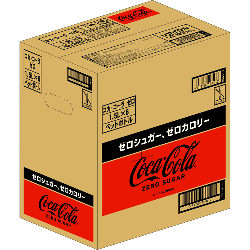 コカ・コーラゼロ ケース １．５Ｌ×６ 日本コカ・コーラ