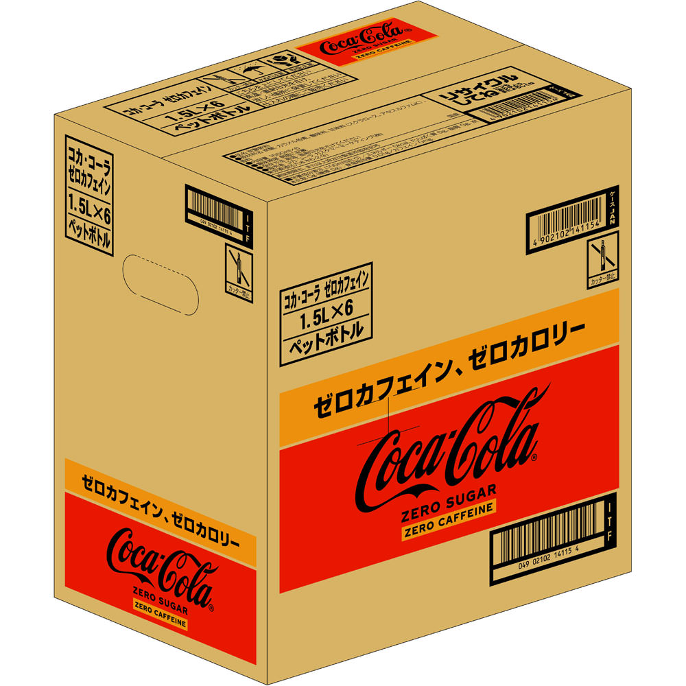 コカ・コーラゼロカフェイン ケース １．５Ｌ×６ 日本コカ・コーラ
