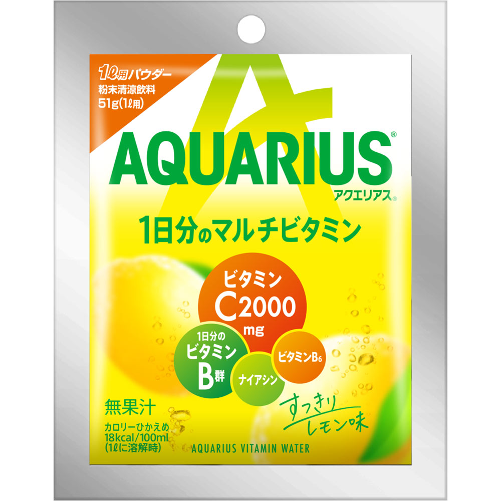アクエリアス　１日分のマルチビタミンパウダー ５１ｇ×５Ｐ 日本コカ・コーラ