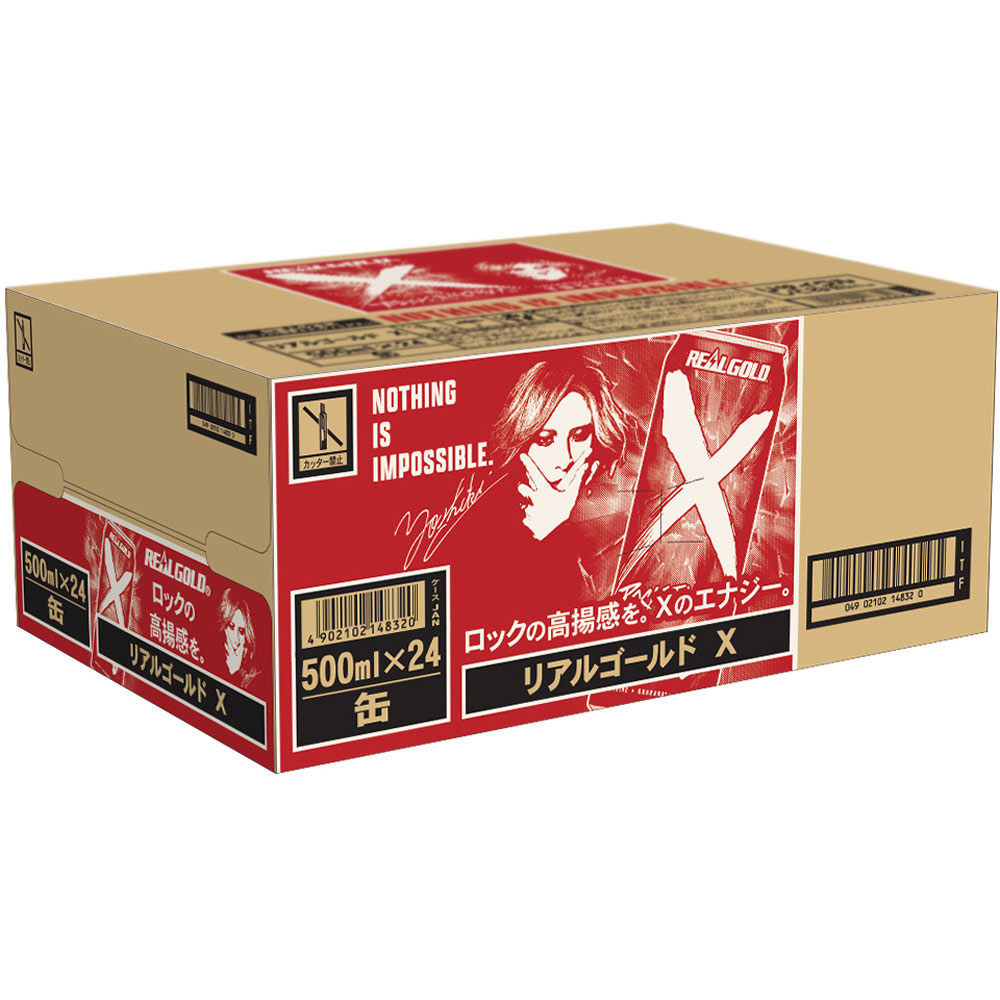 Ｒｅａｌ Ｇｏｌｄ Ｘ ケース ５００ｍｌ×２４ 日本コカ・コーラ