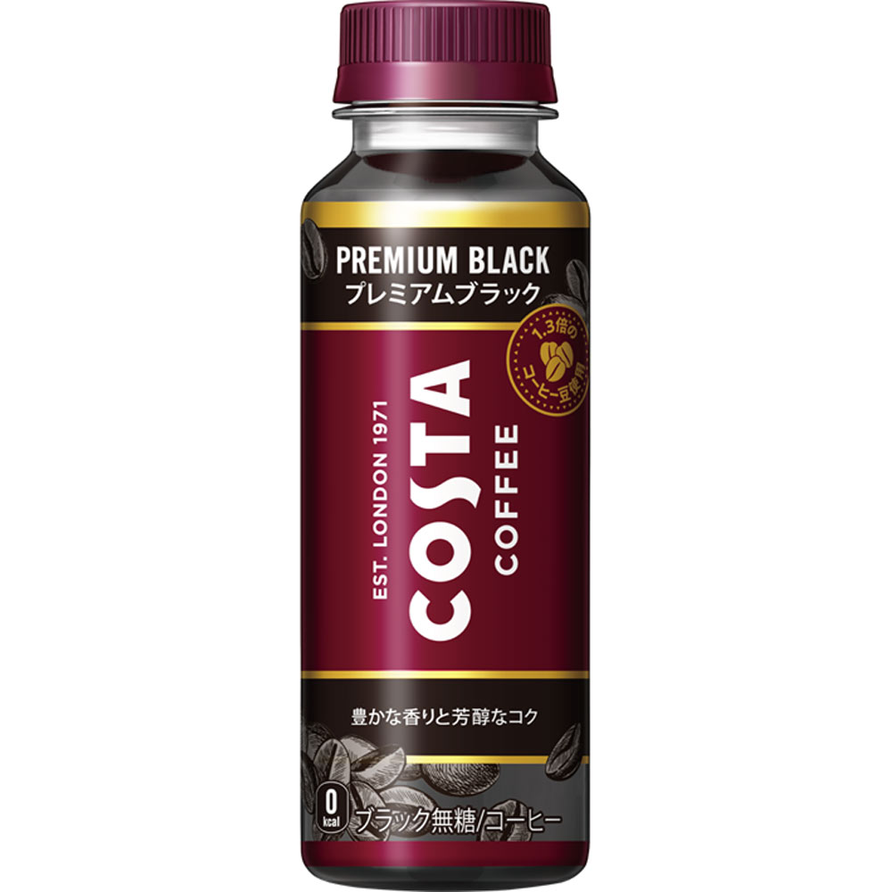 コスタコーヒー プレミアムブラック ケース ２６５ｍｌ×２４ 日本コカ・コーラ