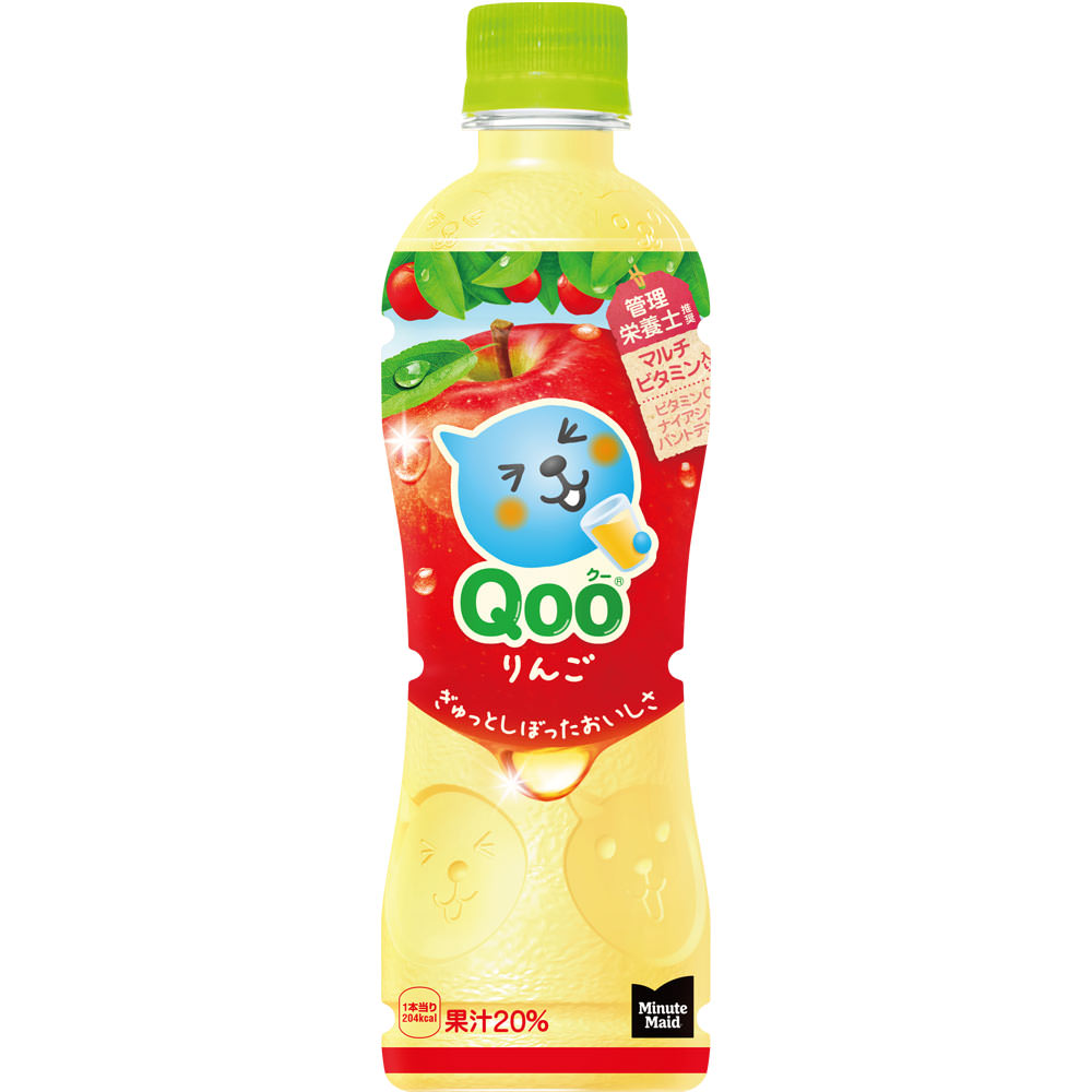 ミニッツメイド　Ｑｏｏ　りんご　ケース ４２５ｍｌ×２４ 日本コカ・コーラ