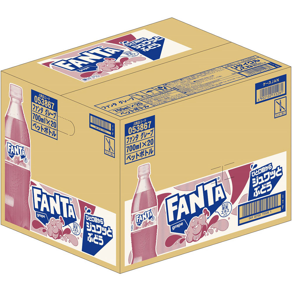 ファンタ　グレープ　ケース ７００ＭＬ×２０ 日本コカ・コーラ