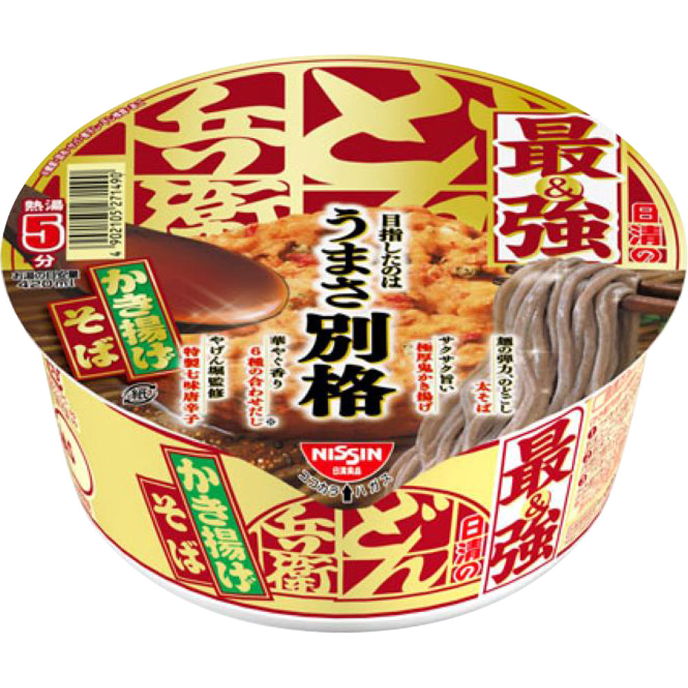 日清の最強どん兵衛 かき揚げそば １０１ｇ 日清食品