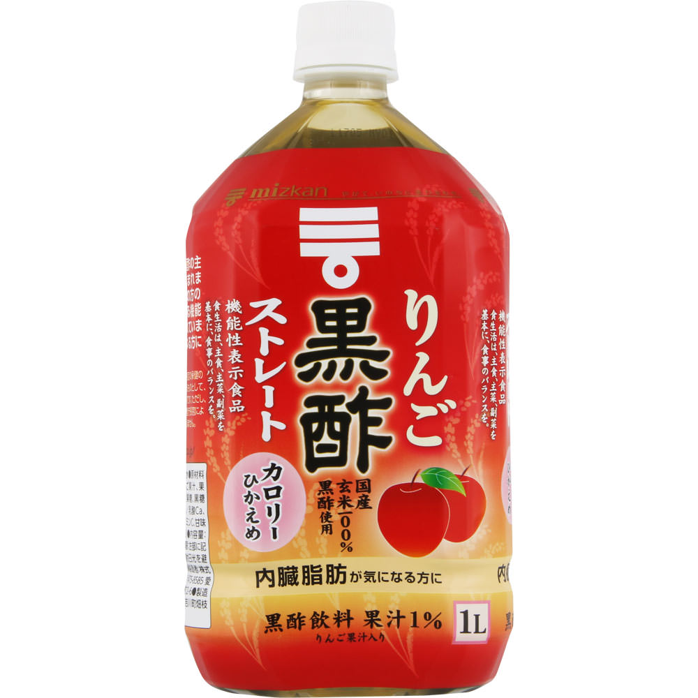 りんご黒酢 ストレート １０００ｍｌ ミツカン