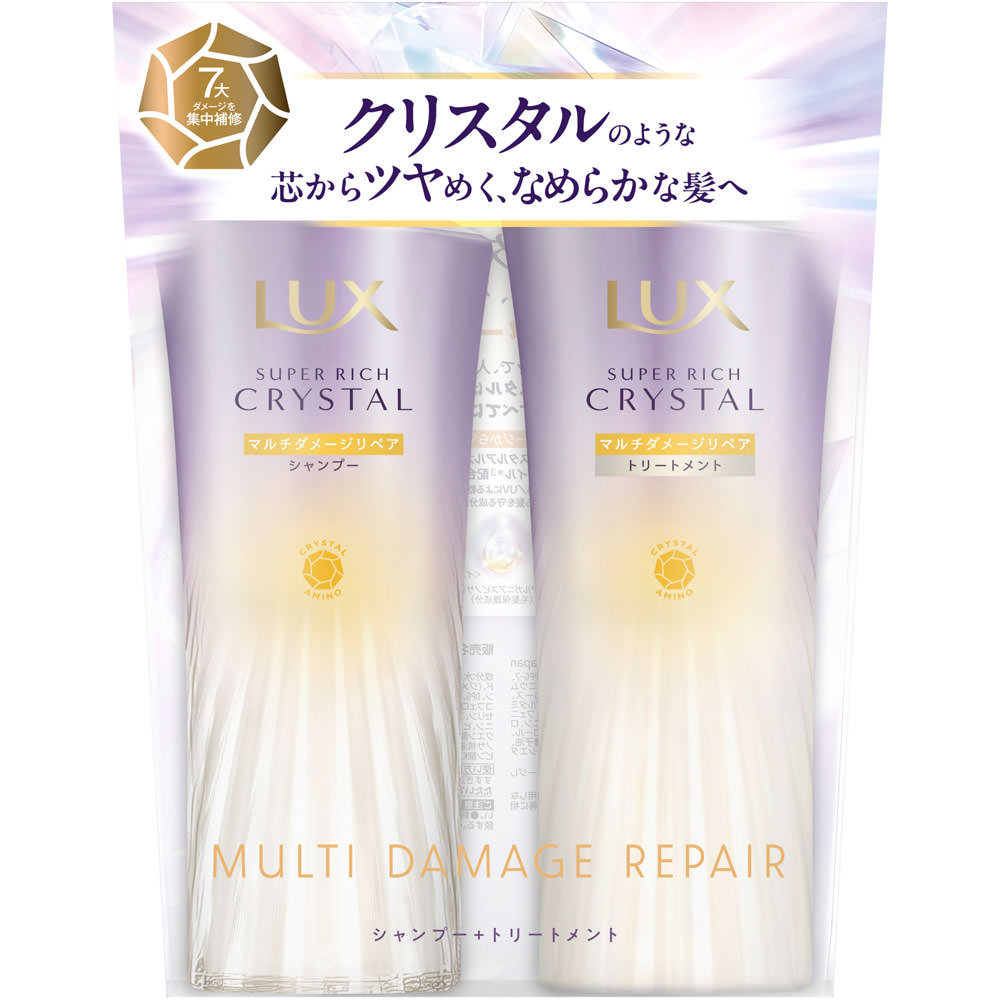 ラックス　スーパーリッチクリスタル　マルチダメージリペア　ポンプペア ４５０ｇ＋４５０ｇ ユニリーバ・ジャパン