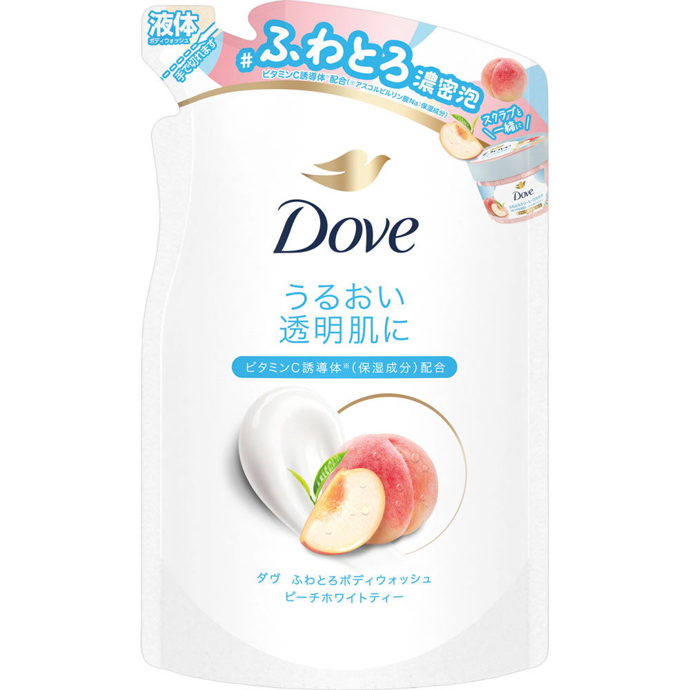 ダヴ ふわとろボディウォッシュ ピーチホワイトティー つめかえ用 ３４０ｇ ユニリーバ・ジャパン