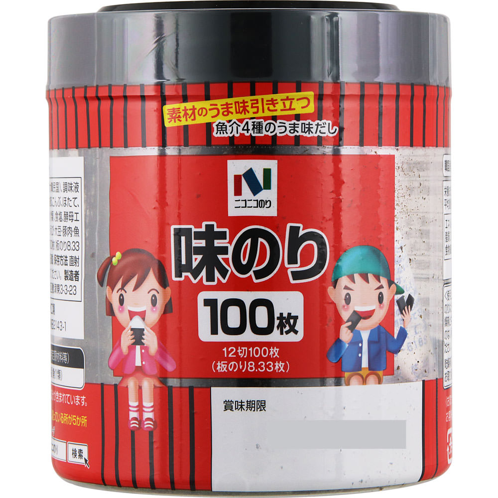 味付のり卓上 １２切１００枚 ニコニコのり