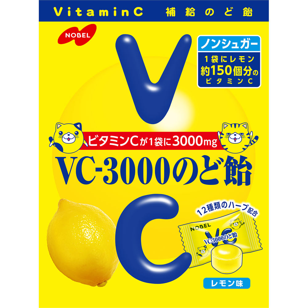 ＶＣ－３０００のど飴 ９０ｇ ノーベル製菓