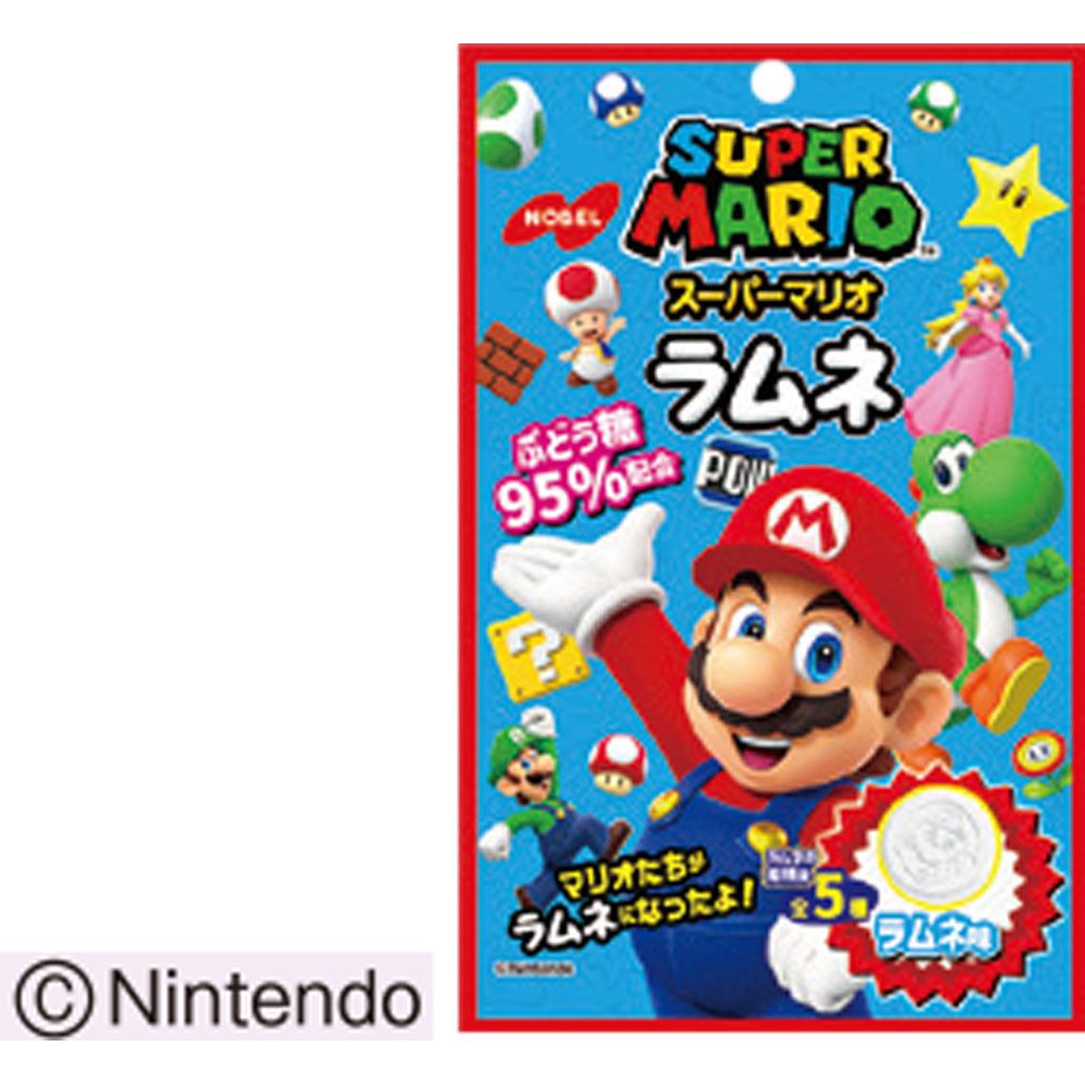 スーパーマリオラムネ　ラムネ味 ４０ｇ ノーベル製菓