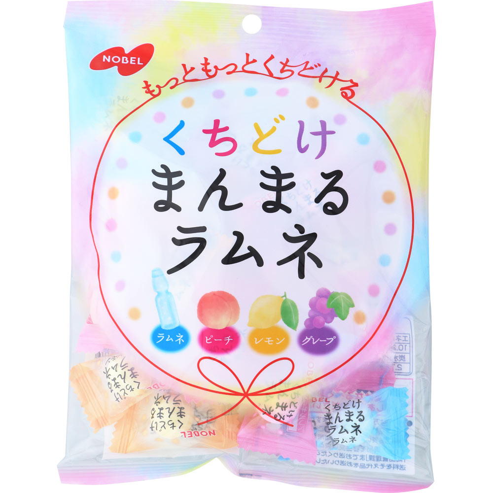くちどけまんまるラムネ ８０ｇ ノーベル製菓