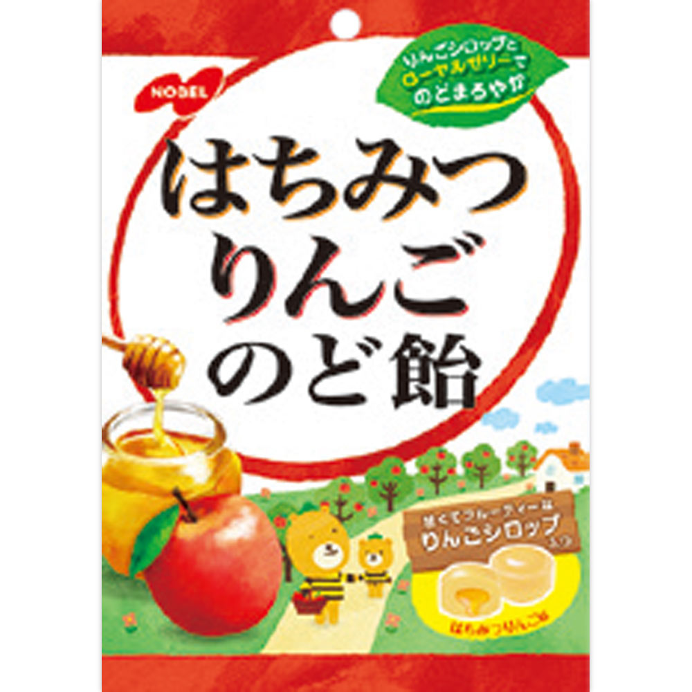 はちみつりんごのど飴 １１０ｇ ノーベル製菓