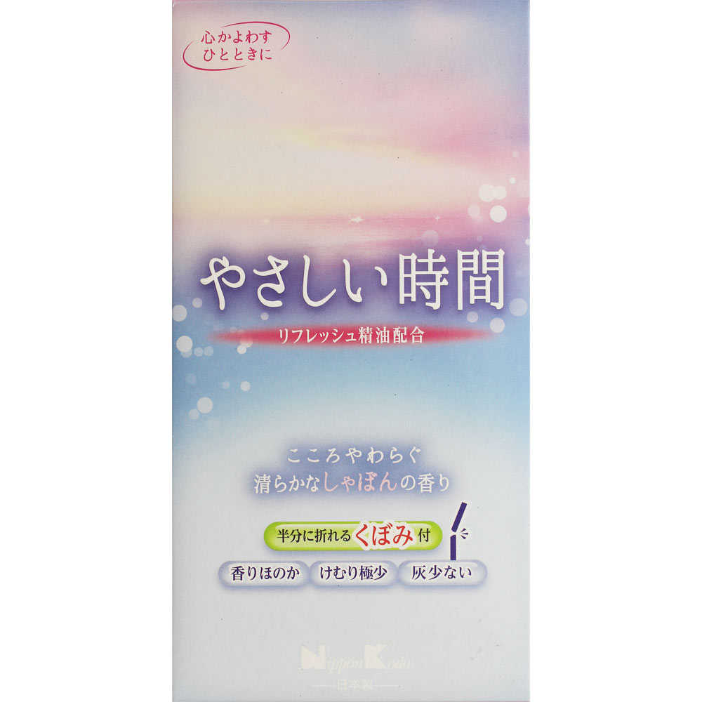 やさしい時間 清らかなしゃぼんの香り バラ詰 １０５ｇ 日本香堂