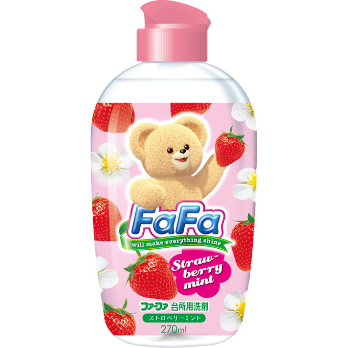 ファーファ台所用洗剤 ストロベリーミント 本体 ２７０ｍｌ ニッサン石鹸