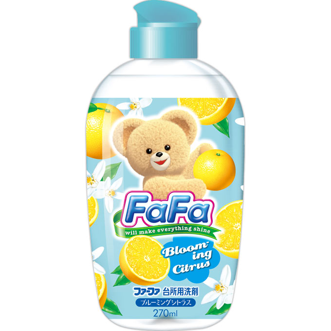 ファーファ台所用洗剤 ブルーミングシトラス 本体 ２７０ｍｌ ニッサン石鹸