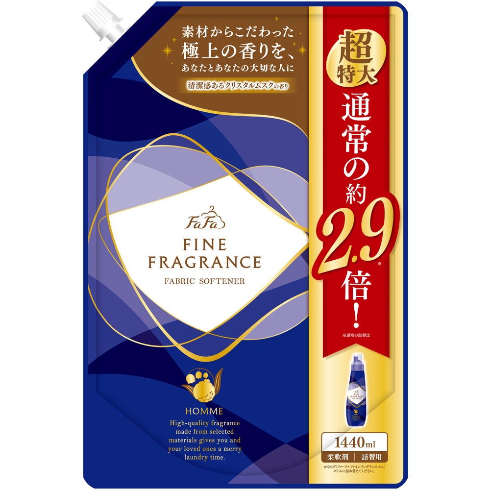 ファーファファインフレグランスオム詰替 １４４０ｍｌ ニッサン石鹸