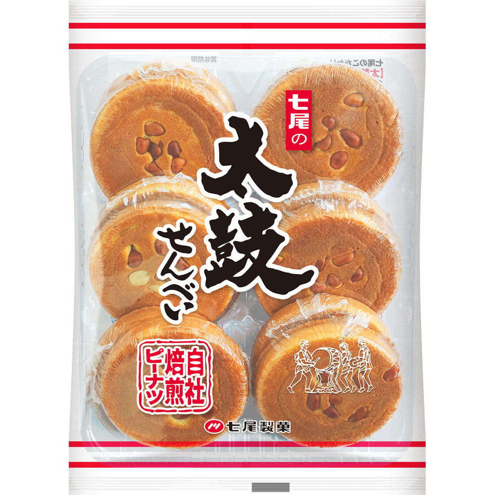太鼓せんべい １２枚 七尾製菓