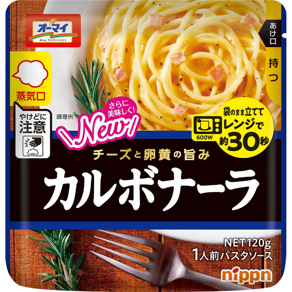 オーマイ レンジでカルボナーラ １２０ｇ ニップン