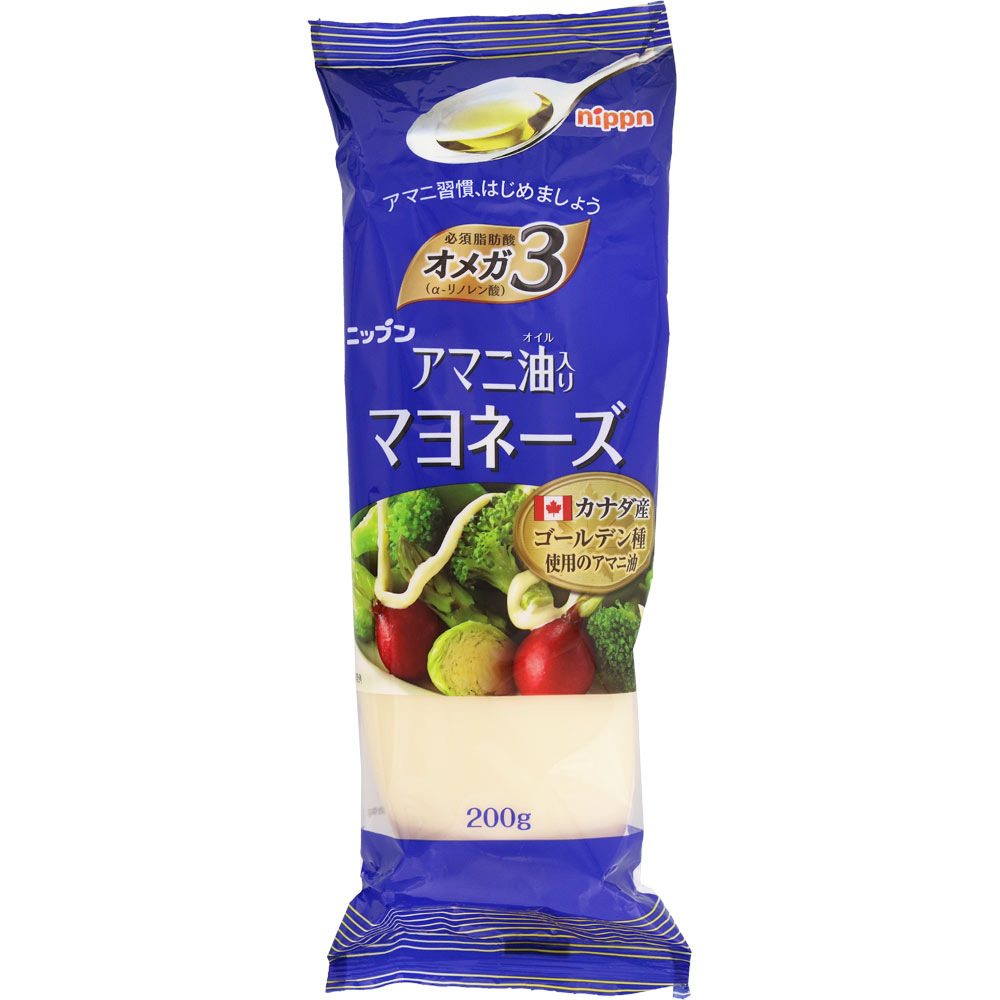 アマニ油入り マヨネーズ 200g ニップン